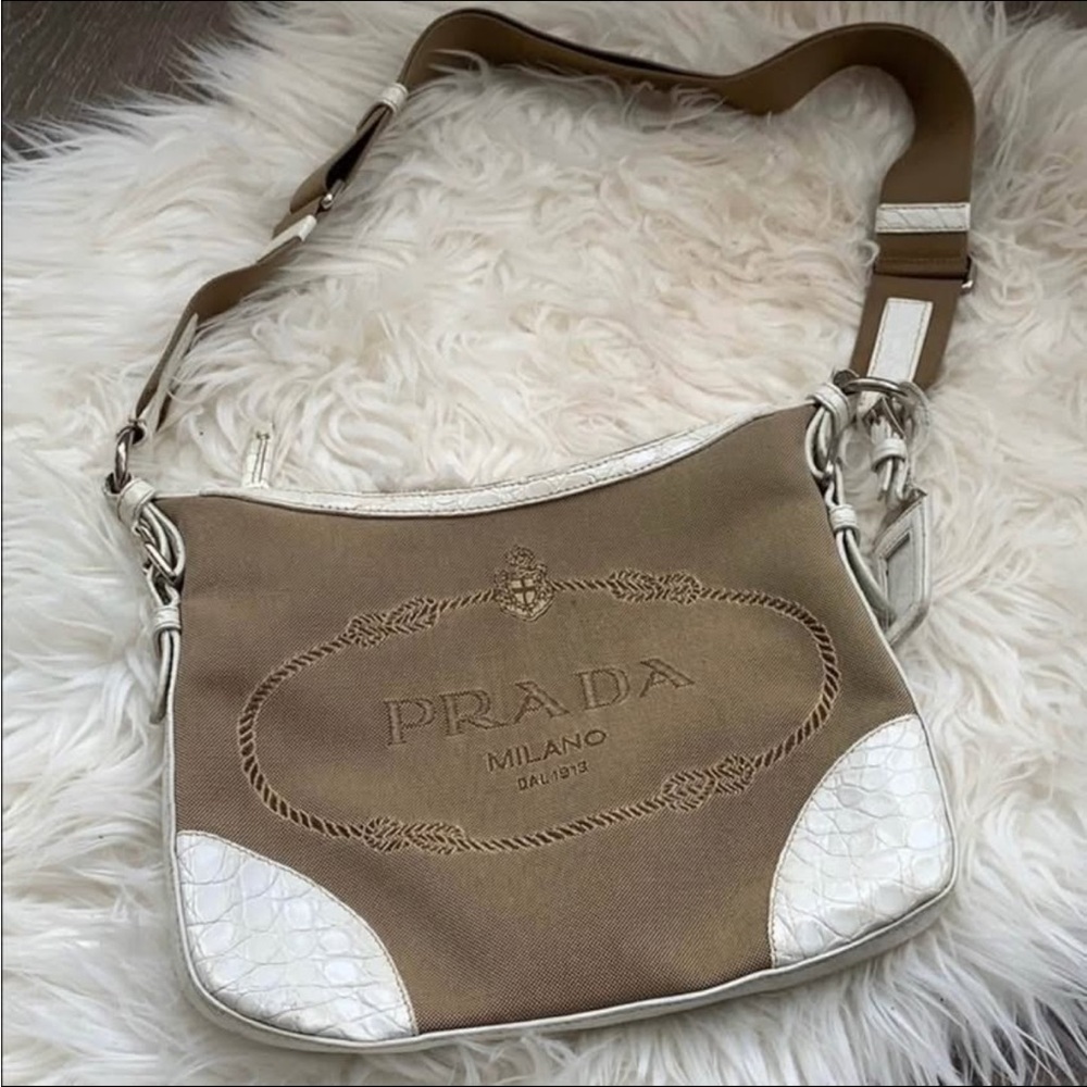 Authentic Prada Milano Canvas Bag